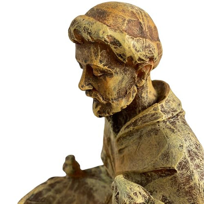 St. Francis of Assisi Garden Statue with Bird Feeder, Garden Decor