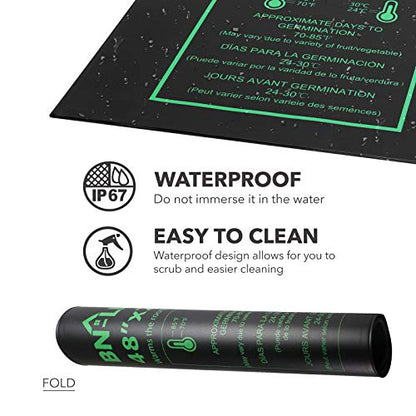 BN-LINK 48" x 20.75" Seedling Heat Mat with Thermostat Controller Combo Set - size: 48" x 20.75" & Thermostat