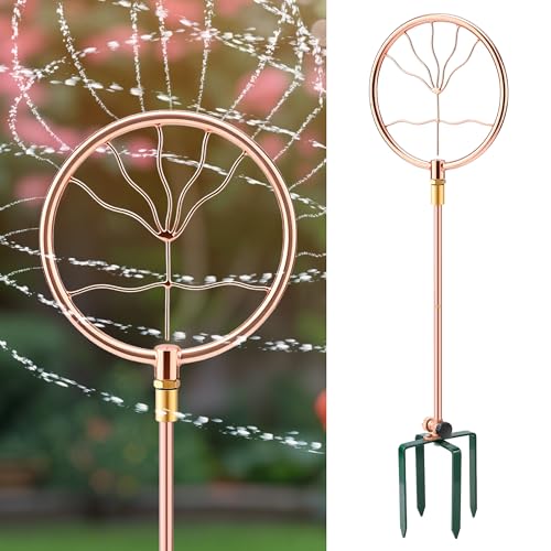 34" Ornamental Sprinkler, 360° Rotating, Wave Fan - style: Oscillating