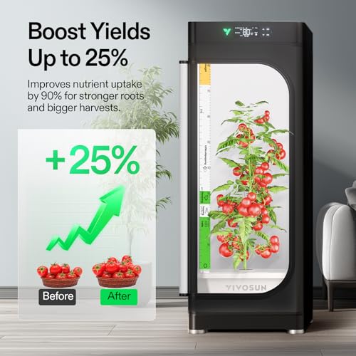 VIVOSUN VGrow DWC Hydroponics System Kit, Only for VGrow Smart Grow Box, Not Compatible with E42A/E42A+/A22/A10，Not Used in Grow Tent, 4-Gallon with Air Stones & Rapid Rooters