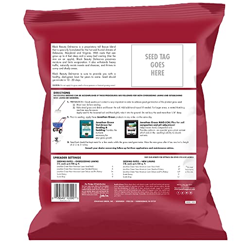 Jonathan Green Black Beauty Delmarva Grass Seed - 3 lb - size: 3 lb