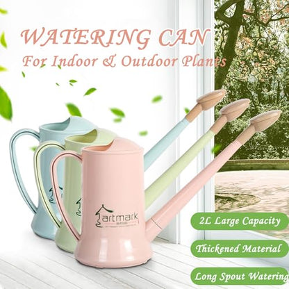 Watering Can 2L for Indoor & Outdoor Houseplants - color: Green