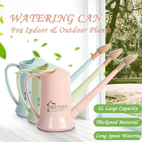 Watering Can 2L for Indoor & Outdoor Houseplants - color: Green