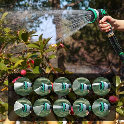 Garden Hose 25FT Lightweight Kink-Free Thick Grip Outdoor - color: Green