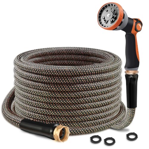 Garden Hose 25FT, Ultra Lightweight with 10-Function Nozzle