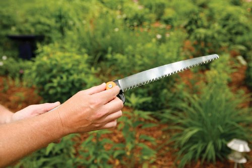 Fiskars 10" PowerTooth Compact Sliding Carabiner Pruning Hand Saw