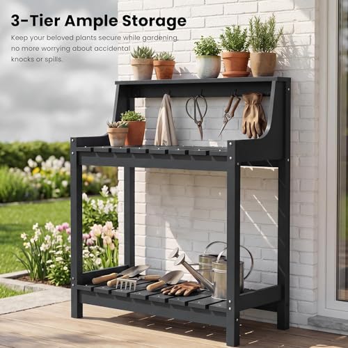Potting Table–Storage,Workstation - color: Gray