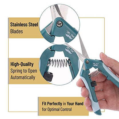 Mr. Pen- Gardening Scissors, 6.5 Inch - style: Green
