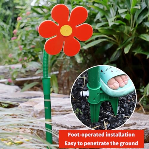 Crazy Daisy Sprinkler 360° Rotating Flower Sprinkler for Dogs