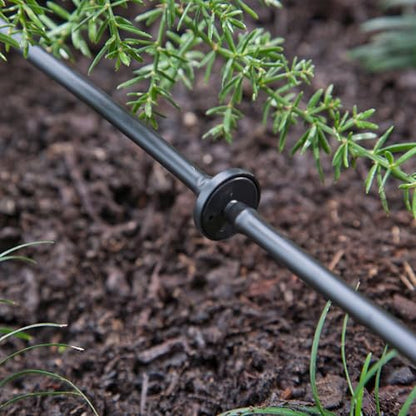 Raindrip R117CT, 1 GPH Inline Dripper for Drip Irrigation Systems, 10-Pack, Drip Irrigation Emitters for Drip Irrigation Gardening Systems, Fits 1/4-Inch Suppy Tubing, Black