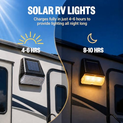 6 Pack Magnetic Solar Lights for Raised Garden Beds