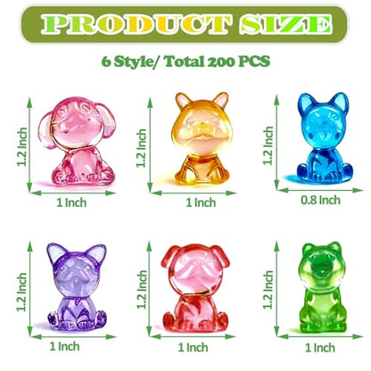 180 PCS Mini Dog Figures, Mini Resin Animals Figures to Hide - style: Mini Dog