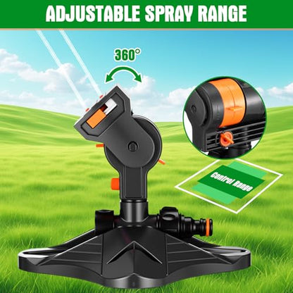 Reallnaive 2 Pcs 2 Pcs Oscillating Sprinkler, Base Style