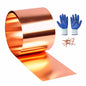Copper Flashing 99.95% Pure - 24 Gauge 0.5mm Thick Copper Strip - Solid Copper Roll in Various Widths & Length – ASTM B152M Copper Sheet - Contractors & DIY Projects (24 Ga, 8" Width x 5 FT) - size: 24 Ga, 8" Width x 5 FT