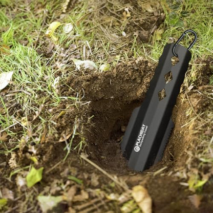 Ultralight Backpacking Trowel, Aluminum Camping Shovel, Black - color: Black, size: size3