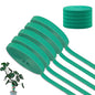 5 Rolls Garden Tie Green Tape - Twist Ties for Plants 1/2" 165ft Garden Plant Ties Soft and Tomato Plant Ties - Plant Twist Tie for Plant Gardening, Home, Office - size: 5 Pack