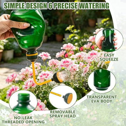 Precision Spout 0.45L Watering Can – Perfect for Delicate Seedlings - Potted Plants - Green - color: Green