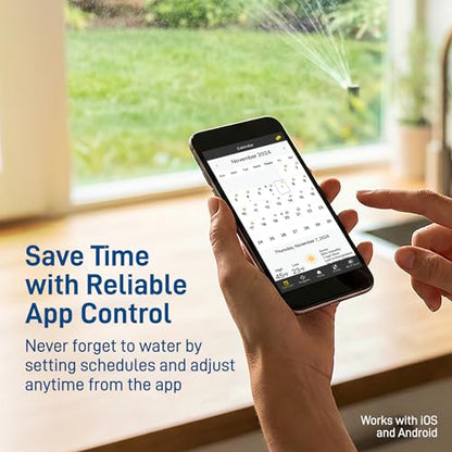 Orbit B-hyve XD 4-Port Smart Hose Watering Timer - App Controlled - Smart WeatherSense - Bluetooth Sprinkler Timer with Remote Control - Multi Outlet Yard Irrigation System - 24634 - size: 4-Port, style: Bluetooth