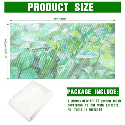 Windyun 8 x 100 ft Plant Covers Freeze Protection