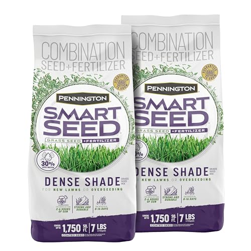Pennington Smart Seed Dense Shade Mix Grass Seeds for Lawn, 7 Lb - size: 7 LB