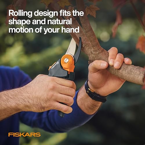 Fiskars PowerGear2 Bypass Pruning Shears, 3/4" Cut Capacity Garden Clippers, PowerGear2 (Pack of 6) - size: PowerGear2 (Pack of 6)