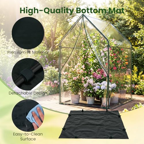GIANTEX Mini Greenhouse, Outdoor Portable Green House, 36"x36"x60" - size: 36"x36"x60"