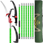 Manual Pole Saw, 27 Ft Tree Pruner with Scissors