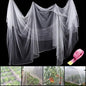 Zonon 5 x 20ft Mosquito Netting White Garden Insect Bug Mesh for Plant - color: White, size: 5.25 x 19.69 ft