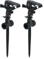 Orbit 58244 Plastic Impact Sprinkler with Spike Base (Pack of 2) - size: 1 Count (Pack of 2)