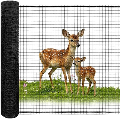 4x50FT Deer Fence Netting for Garden, 55GSM Plastic Mesh Temporary Fence - size: 4x50FT