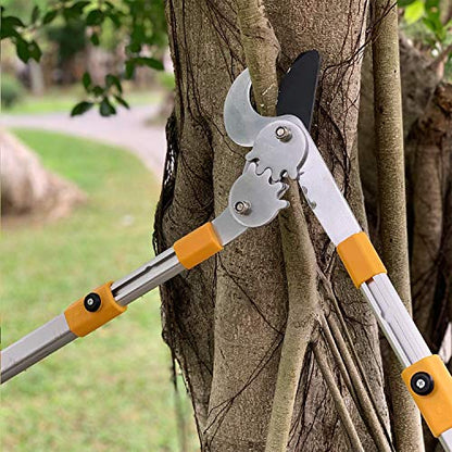 Centurion 76 Heavy Duty Bypass Lopper 1¾-inch Cut Capacity with Telescoping Aluminum Alloy Handle (Extend to 33 Inch)