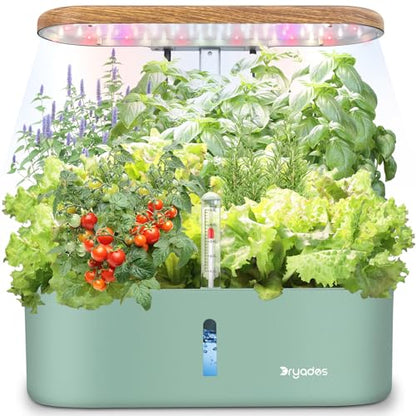 Hydroponics Growing System Indoor Garden: 12 Pods Hydroponic Planter - color: Green