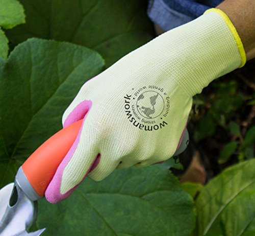 Womanswork Weeding Glove, Pink, Medium - color: Pink, size: Medium