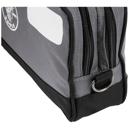Klein Tools Tool Pouch, Dual Compartments, Heavy-Duty Tool Bag Organizer, Multipurpose Bag - size: 2-Pack