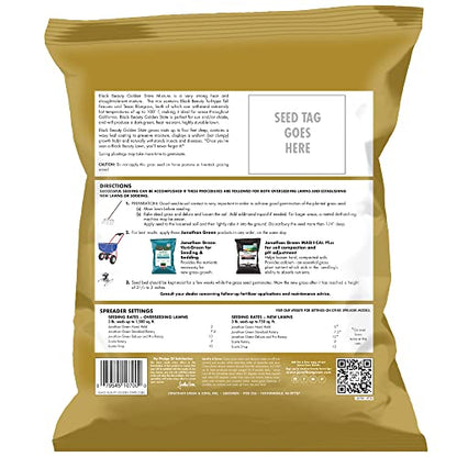 Jonathan Green Black Beauty Golden State California Grass Seed - 3 lb - size: 3 lb