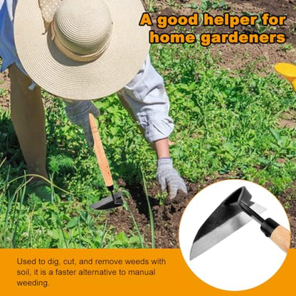 Japanese Weeding Sickle, 13inch Professional Japanese Hand Weed Puller Garden Hoe Gardening Tools