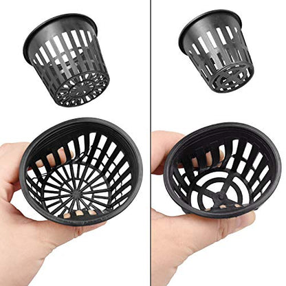40PCS Net Pots Cups for Hydroponics 3inX20 2inX20