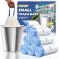 Medium 6 Gallon Trash Bags Drawstring,1.1 Mil,Unscented,120 Count - color: 6gal-120