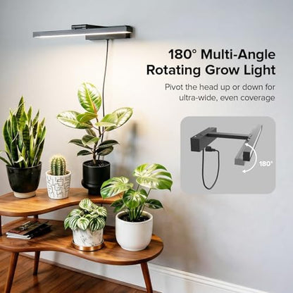SANSI Wall Mounted Grow Lights for Indoor Plants, 35W LED Plant Lights