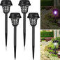 Qualirey 4 Bug Zapper, Plastic,Retro Black Exterior,Purple, White Light - color: Retro Black Exterior,Purple, White Light