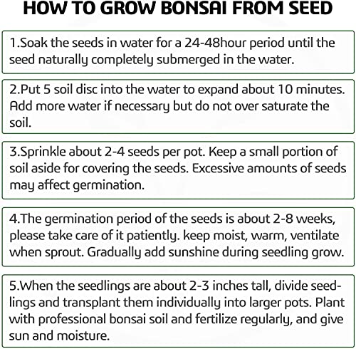 Meekear 5 Bonsai Tree Kit Complete Plant Growing Tools, Grow in Pot Indoor Bonsai Tree Starter Kit, Great Home Gardening Potted Plants DIY Gift for Adults