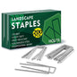 200 Pack Landscape Staples 4 Inch 12 Gauge Garden Stakes - size: 4 inch 200 Pack
