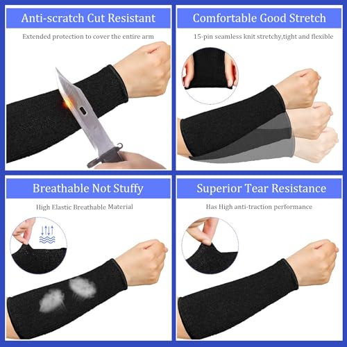 Sintege Arm Sleeves for Thin Skin,7.9 Inch,Black - color: Black, size: 7.9 Inch