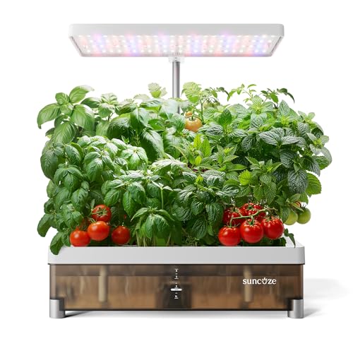 SUNCOZE Hydroponics Growing System 13 Pods, with Dimmable Light