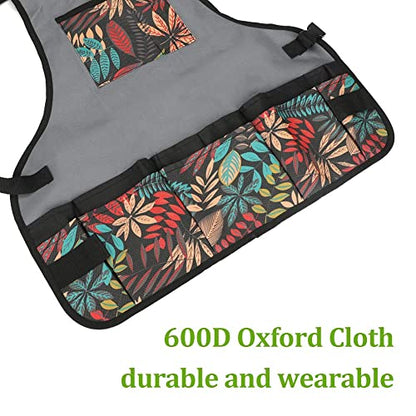 Garden Apron Oxford Cloth Work Apron With Pockets Adjustable Heavy Duty Tool Apron for Men & Women