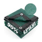 Cool Area Shade Cloth with Grommets for Garden, 90% 6.5x16.5ft, Dark Green - color: 90% Shade-Dark Green, size: 6.5FTx16.5FT