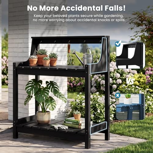 Potting Table–Storage,Workstation - color: Black