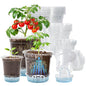 Bluepro Self Watering Pots for Indoor Plants, 4/5/6.5 Inch, 18-Pack - size: 4/5/6.5 Inch-18Pcs
