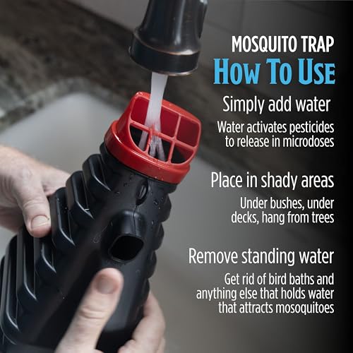 Grandpa Gus's Mosquito Trap and Outdoor Bug Killer for Outdoors, 2 Pack