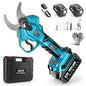 SEESII Electric Pruning Shears 1.6'' Cut, 4 Modes Cordless Brunch Cutter - color: Sky Blue